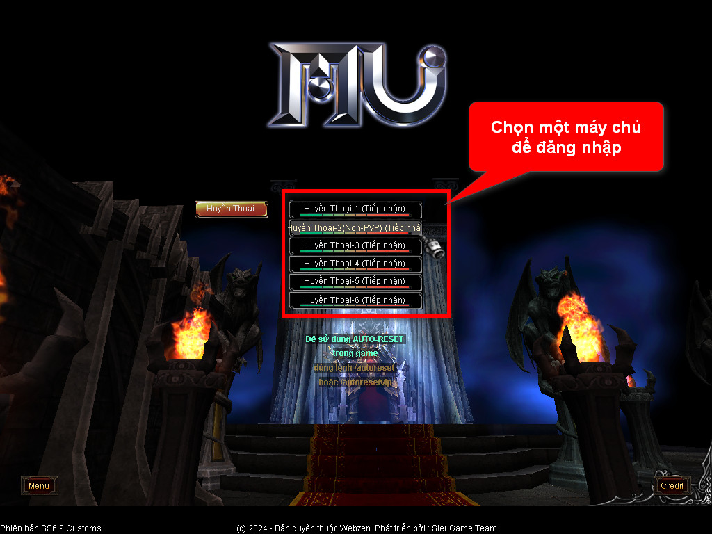 Chức năng chính của Game MU Ma Vương