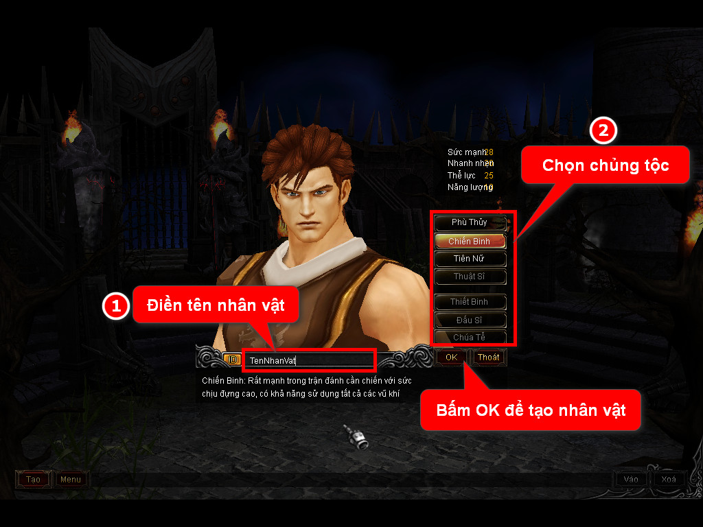 Chức năng chính của Game MU Ma Vương